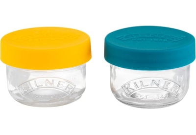 Kilner Stack & Store Pots Set Of 2 125ml Kilner Stack & Store Pots Set Of 2 125ml