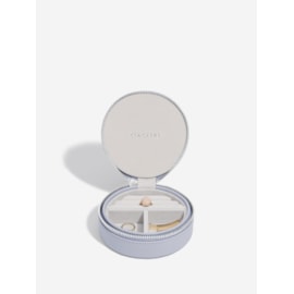 Stackers Travel Jewellery Box Round Lavender Stackers Travel Jewellery Box Round Lavender