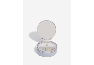 Stackers Travel Jewellery Box Round Lavender