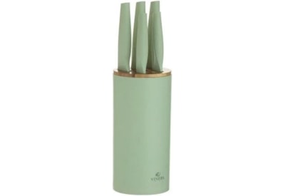 Viners Organic Green Knife Block Set 6pce Viners Organic Green Knife Block Set 6pce