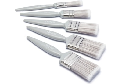 Harris Essentials Emulsion Flat Paint Brush Set 5pk (101011006)