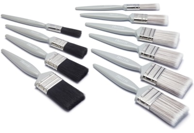 Harris Essentials Flat Paint Brush Set 10pk Harris Essentials Flat Paint Brush Set 10pk