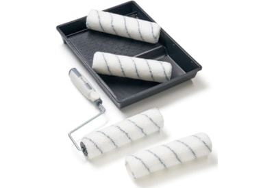 Harris Seriously Good Four Sleeve Medium Pile Roller Set 9" Harris Seriously Good Four Sleeve Medium Pile Roller Set 9"