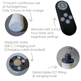 Noma Magbulb With Remote In Display Tray