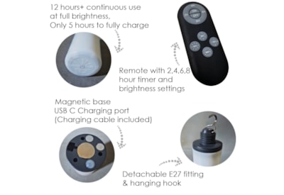 Noma Magbulb With Remote In Display Tray