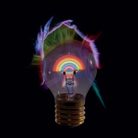 Rainbow Lightbulb Rainbow Lightbulb