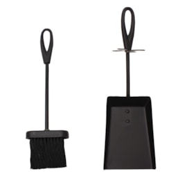 Jvl Purbeck Hearth Set Blk