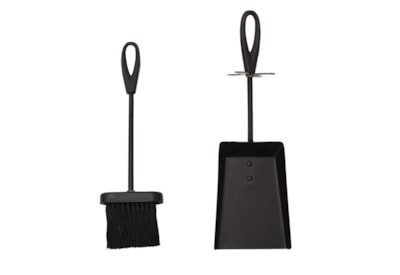 Jvl Purbeck Hearth Set Blk