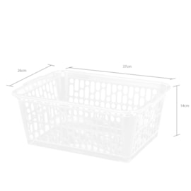 Wham Large Handy Basket Clear Wham Large Handy Basket Clear