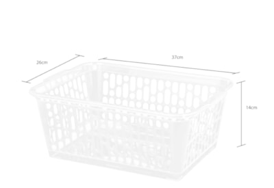 Wham Large Handy Basket Clear Wham Large Handy Basket Clear