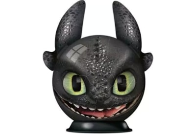 Ravensburger How To Train Your Dragon With Ears 3D Puzzle Ball 72Pc 3D Puzzle