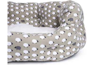 Petface Sleepy Sheep Oval Dog Bed Xl (15210)