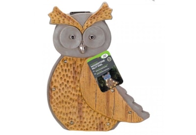 Smart Garden Wood Stone In-lit Owl Figurine Smart Garden Wood Stone In-lit Owl Figurine