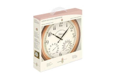 Smart Garden Astbury Wall Clock & Thermometer 15" Smart Garden Astbury Wall Clock & Thermometer 15"