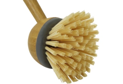 Jvl Bamboo Long Handle Dish Brush (20-301)