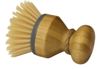 Jvl Bamboo Round Dish Brush (20-302)