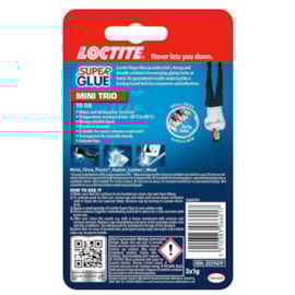 Loctite Mini Trio Super Glue 3X1G Loctite Mini Trio Super Glue 3X1G
