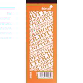 Silvine Shopper Jotter 100 Lines Pages Assorted Colours Silvine Shopper Jotter 100 Lines Pages Assorted Colours