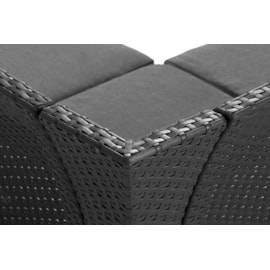 Keter Rosalie 5 Seater Corner Set - Graphite Keter Rosalie 5 Seater Corner Set - Graphite