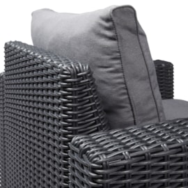 Keter California 3 Seater Chaise Longue Mini - Graphite Keter California 3 Seater Chaise Longue Mini - Graphite