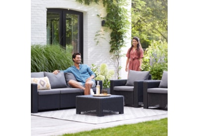 Keter California 5 Seater Lounge Set - Graphite Keter California 5 Seater Lounge Set - Graphite