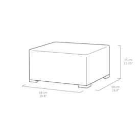Keter California 5 Seater Lounge Set - Graphite