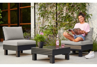 Keter Elements Balcony Set - Graphite Keter Elements Balcony Set - Graphite