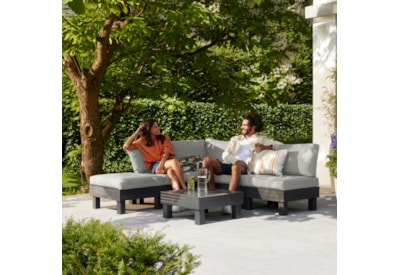 Keter Elements 5 Seater Modular Lounge Set - Graphite Keter Elements 5 Seater Modular Lounge Set - Graphite