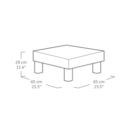 Keter Elements 5 Seater Modular Lounge Set - Graphite Keter Elements 5 Seater Modular Lounge Set - Graphite