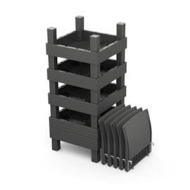 Keter Elements 10 Seater Modular Lounge Set - Graphite