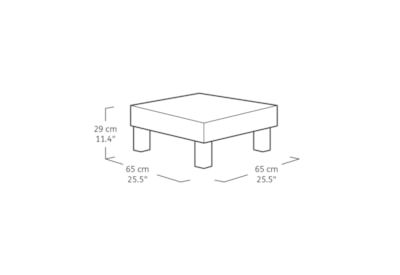 Keter Elements 10 Seater Modular Lounge Set - Graphite