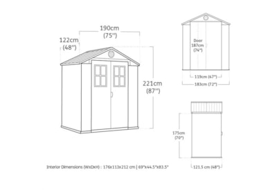 Keter Henley Shed 6 x 4ft Keter Henley Shed 6 x 4ft