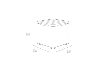 Keter Marie 4 Seater Double Lounge Set - Graphite Keter Marie 4 Seater Double Lounge Set - Graphite