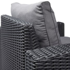 Keter California 5 Seater Lounge Set Plus Footstool - Graphite