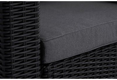 Keter California 11 Seater Triple 3Seat Sofa Set Plus 2 Footstools Graphite Keter California 11 Seater Triple 3Seat Sofa Set Plus 2 Footstools Graphite