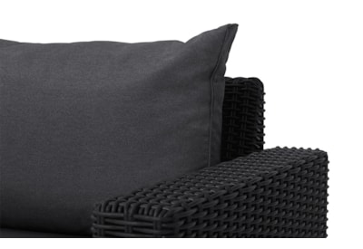 Keter California 11 Seater Triple 3Seat Sofa Set Plus 2 Footstools Graphite Keter California 11 Seater Triple 3Seat Sofa Set Plus 2 Footstools Graphite