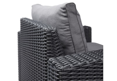 Keter California 9 Seater Triple 3Seat Sofa Set Graphite