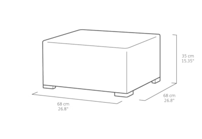 Keter California 9 Seater Triple 3Seat Sofa Set Graphite Keter California 9 Seater Triple 3Seat Sofa Set Graphite