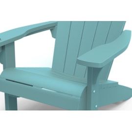 Keter Alpine Adirondack Chair - Aqua Teal