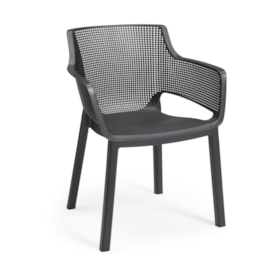 Keter Julie Table And Elisa Chairs - Graphite