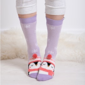 Totes Isotoner Novelty Slipper Sox Penguin Totes Isotoner Novelty Slipper Sox Penguin