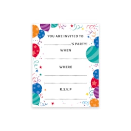 20 Birthday Party Invites (33886-BPC)