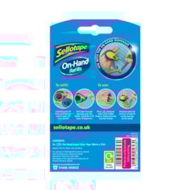 Sellotape On Hand Refill 18Mmx15M Pk Of 2 Sellotape On Hand Refill 18Mmx15M Pk Of 2