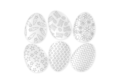 Easter Colour In Eggs 6Pc Easter Colour In Eggs 6Pc