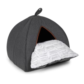 Petface Grey Felt Igloo Cat Bed Petface Grey Felt Igloo Cat Bed