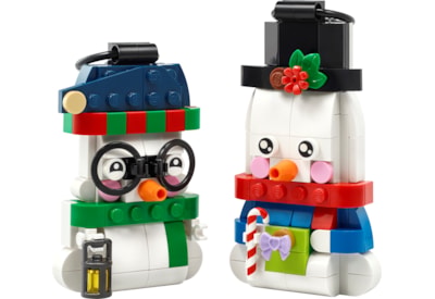 LEGO® Snowman Ornaments