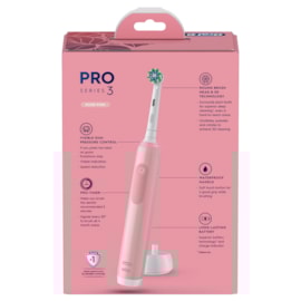 Oral B Pro3500 Rechargeable Tootbrush With Travel Case - Pink