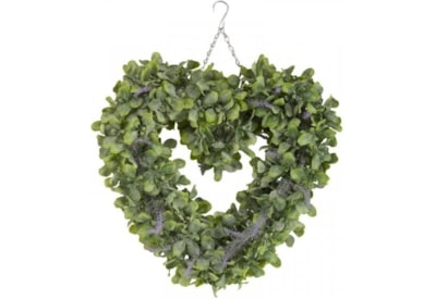 Smart Garden Heart Wreath Lavender 40cm (5602001)