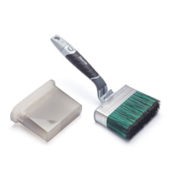Harris Ultimate Swan Neck Shed & Fence Paint Brush 120mm