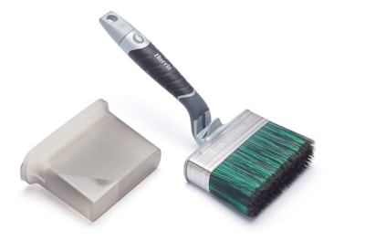 Harris Ultimate Swan Neck Shed & Fence Paint Brush 120mm